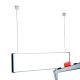 Cartello modulare intercambiabile a sospensione signcode color suspension 210x600 mm HxB BL-blu-RAL5005