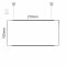 Cartello modulare intercambiabile a sospensione signcode color suspension 105x210 mm HxB WH-bianco-RAL9016