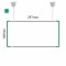 Cartello modulare intercambiabile a sospensione signcode color suspension 148x297 mm HxB GR-verde-RAL6024