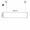 Cartello modulare intercambiabile a sospensione signcode color suspension 148x600 mm HxB AC-antracite-RAL7016
