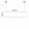 Cartello modulare intercambiabile a sospensione signcode color suspension 148x600 mm HxB WH-bianco-RAL9016