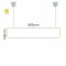 Cartello modulare intercambiabile a sospensione signcode color suspension 148x800 mm HxB YE-giallo-RAL1023