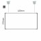 Cartello modulare intercambiabile a sospensione signcode color suspension 210x420 mm HxB AC-antracite-RAL7016