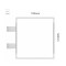 Cartello modulare intercambiabile con sistema a bandiera signcode color flag 148x105 mm HxB WH-bianco-RAL9016