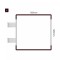 Cartello modulare intercambiabile con sistema a bandiera signcode color flag 148x148 mm HxB BR-marrone-RAL8019