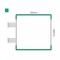 Cartello modulare intercambiabile con sistema a bandiera signcode color flag 148x148 mm HxB GR-verde-RAL6024
