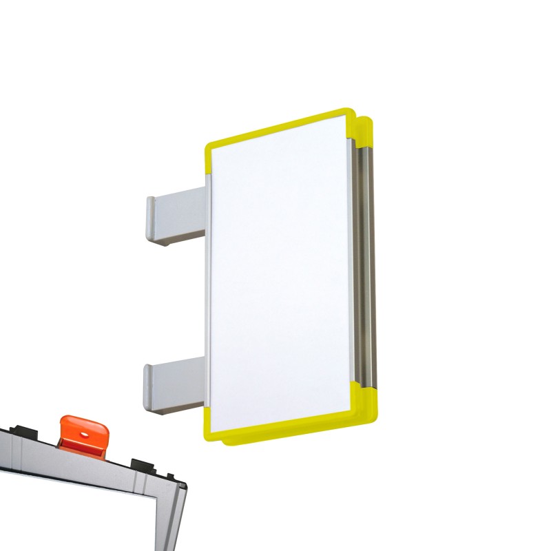 Cartello modulare intercambiabile con sistema a bandiera signcode color flag 297x297 mm HxB YE-giallo-RAL1023