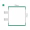 Cartello modulare intercambiabile con sistema a bandiera signcode color flag 210x105 mm HxB GR-verde-RAL6024