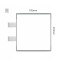 Cartello modulare intercambiabile con sistema a bandiera signcode color flag 210x105 mm HxB LG-grigio chiaro-RAL7035