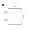 Cartello modulare intercambiabile con sistema a bandiera signcode color flag 297x105 mm HxB AC-antracite-RAL7016