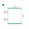 Cartello modulare intercambiabile con sistema a bandiera signcode color flag 297x105 mm HxB GR-verde-RAL6024