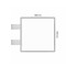 Cartello modulare intercambiabile con sistema a bandiera signcode flag 105x105 mm HxB