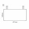Cartello modulare intercambiabile con sistema a soffitto signcode color ceiling 148x297 mm HxB LG-grigio chiaro-RAL7035