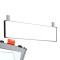 Cartello modulare intercambiabile con sistema a soffitto signcode color ceiling 148x297 mm HxB AC-antracite-RAL7016