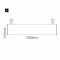 Cartello modulare intercambiabile con sistema a soffitto signcode color ceiling 210x1000 mm HxB BR-marrone-RAL8019