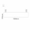 Cartello modulare intercambiabile con sistema a soffitto signcode color ceiling 210x1000 mm HxB WH-bianco-RAL9016