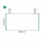 Cartello modulare intercambiabile con sistema a soffitto signcode color ceiling 210x420 mm HxB GR-verde-RAL6024