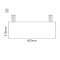 Cartello modulare intercambiabile con sistema a soffitto signcode color ceiling 210x600 mm HxB LG-grigio chiaro-RAL7035