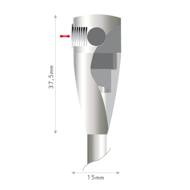 connettore a T per astine fly style tripla