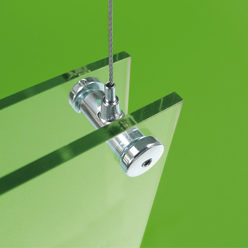 connettore bifacciale in ottone cromato fisso univers matic