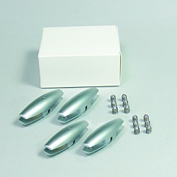pinza laterale doppia fly coppia argento pinza laterale doppia fly coppia argento