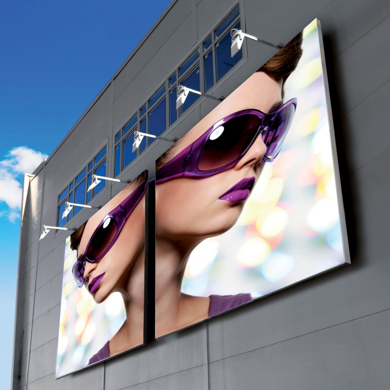 cornice invisibile per banner angelframe profilo per 4mt visibile-profilo 3740 mm