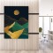 cornice mono/bifacciale da parete per banner in tessuto Frame Wood