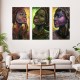 cornice mono/bifacciale da parete per banner in tessuto Frame Wood