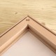 cornice mono/bifacciale sospesa per banner in tessuto Frame wood sospeso