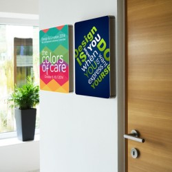 cornice in acciaio per banner in tessuto steel frame