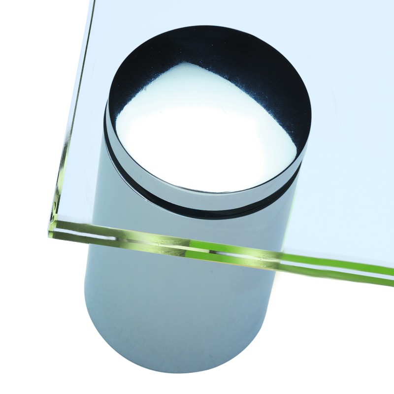 distanziale a vite in ottone cromato fisso mix Ø25mm argento