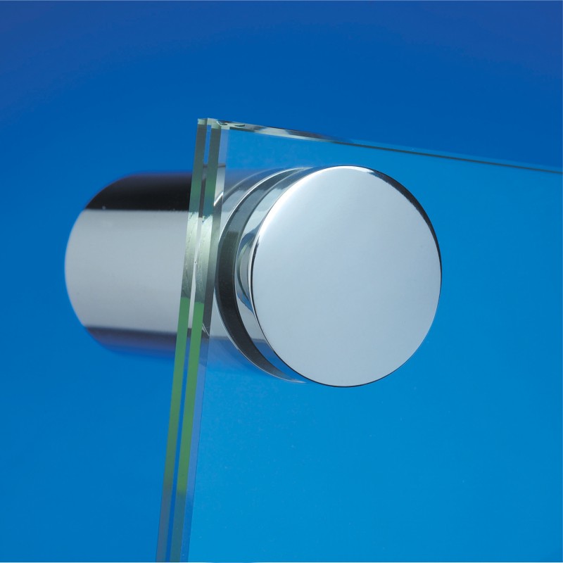 distanziale a vite in ottone cromato fisso mix Ø30mm argento 30x30 mm HxB