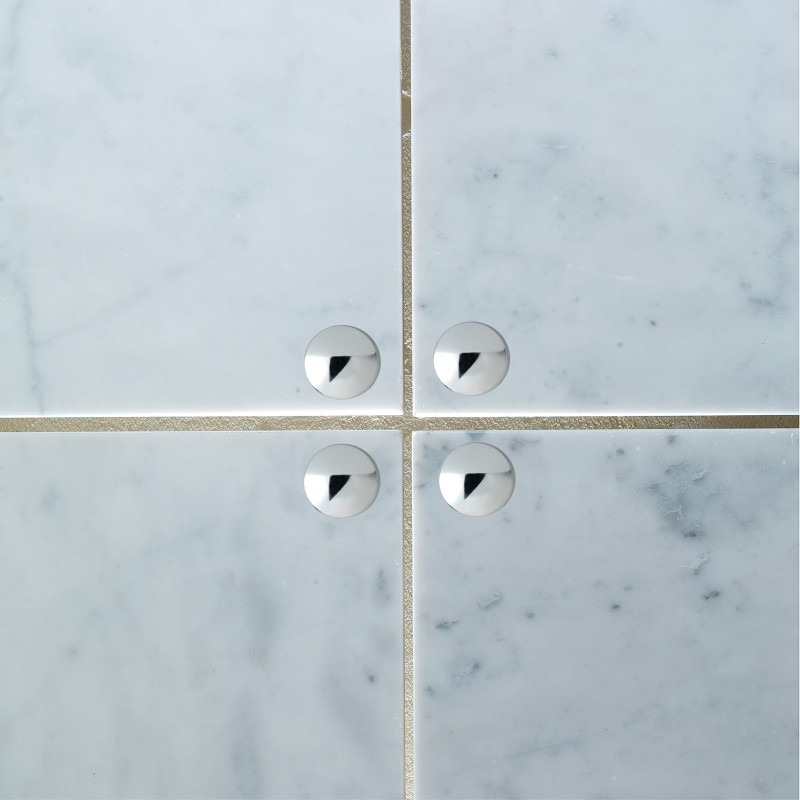 Distanziale con fissaggio a vite cromo argento oro fisso mix Ø13mm oro 13x19 mm HxB