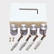 Distanziali in acciaio inox con chiusura di sicurezza fisso steel  Ø10mm 10x12 mm HxB