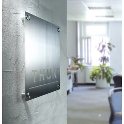 Distanziali in acciaio inox con chiusura di sicurezza fisso steel Ø15 15x15 mm HxB