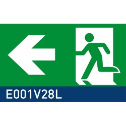 segnaletica con fondo luminescente signshine suspension rettangolo 148x297 mm HxB E001V28L