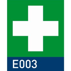 segnaletica di sicurezza in legno a bandiera Wood Sign Module flag Secure - quadrato 150x150 mm E003