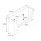 espositore con protezione antipioggia taymar infobox 85x55mm