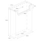 espositore con protezione antipioggia taymar infobox A6L