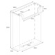 espositore con protezione antipioggia taymar infobox A6L
