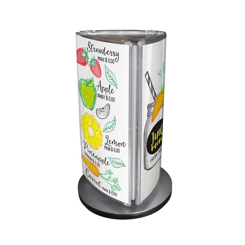espositore da banco girevole pirouette