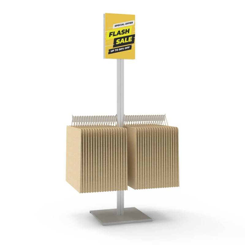 espositore per stampe e shopper Bagy
