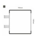 Cartello modulare intercambiabile con sistema a bandiera signcode color flag 148x105 mm HxB AC-antracite-RAL7016