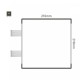 Cartello modulare intercambiabile con sistema a bandiera signcode color flag 210x210 mm HxB AC-antracite-RAL7016