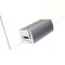Fissaggio ad incastro in alluminio anodizzato fisso clamper 400mm - 1pz