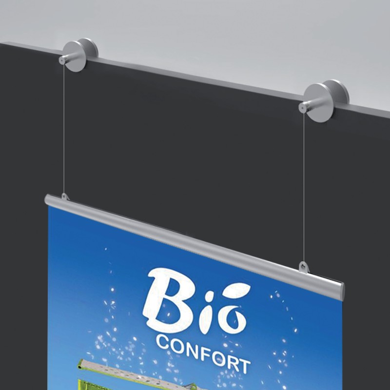 fissaggio per poster panel pinch