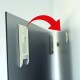 Appendi quadri invisibile con ruota dentata fissart 60x60 mm HxB (10 pz)