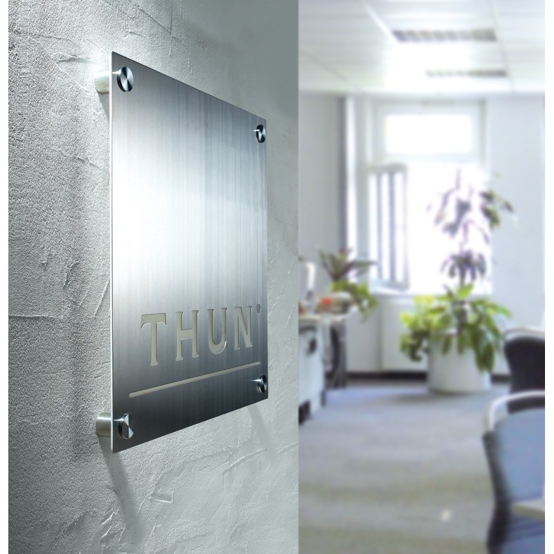 Distanziali in acciaio inox con chiusura di sicurezza fisso steel Ø15 15x15 mm HxB