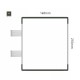 Cartello modulare intercambiabile con sistema a bandiera signcode color flag 210x148 mm HxB AC-antracite-RAL7016