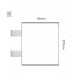 Cartello modulare intercambiabile con sistema a bandiera signcode color flag 297x105 mm HxB LG-grigio chiaro-RAL7035